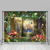 Lofaris Fairy Tale Book Enchanted Forest Spring Backdrop